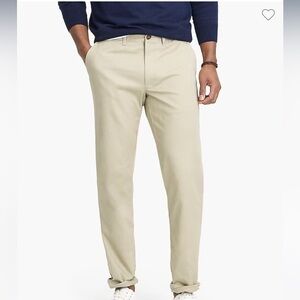 J Crew men’s Straight-fit flex chino pant tan size 32x34 new